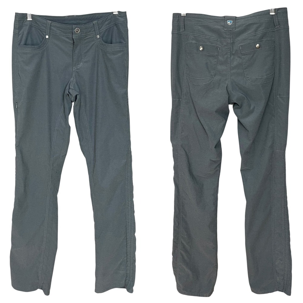 Kuhl Trekr Pants Gray Women Size 6 Regular Capri Convertible Hiking Outdoors - Picture 4 of 16